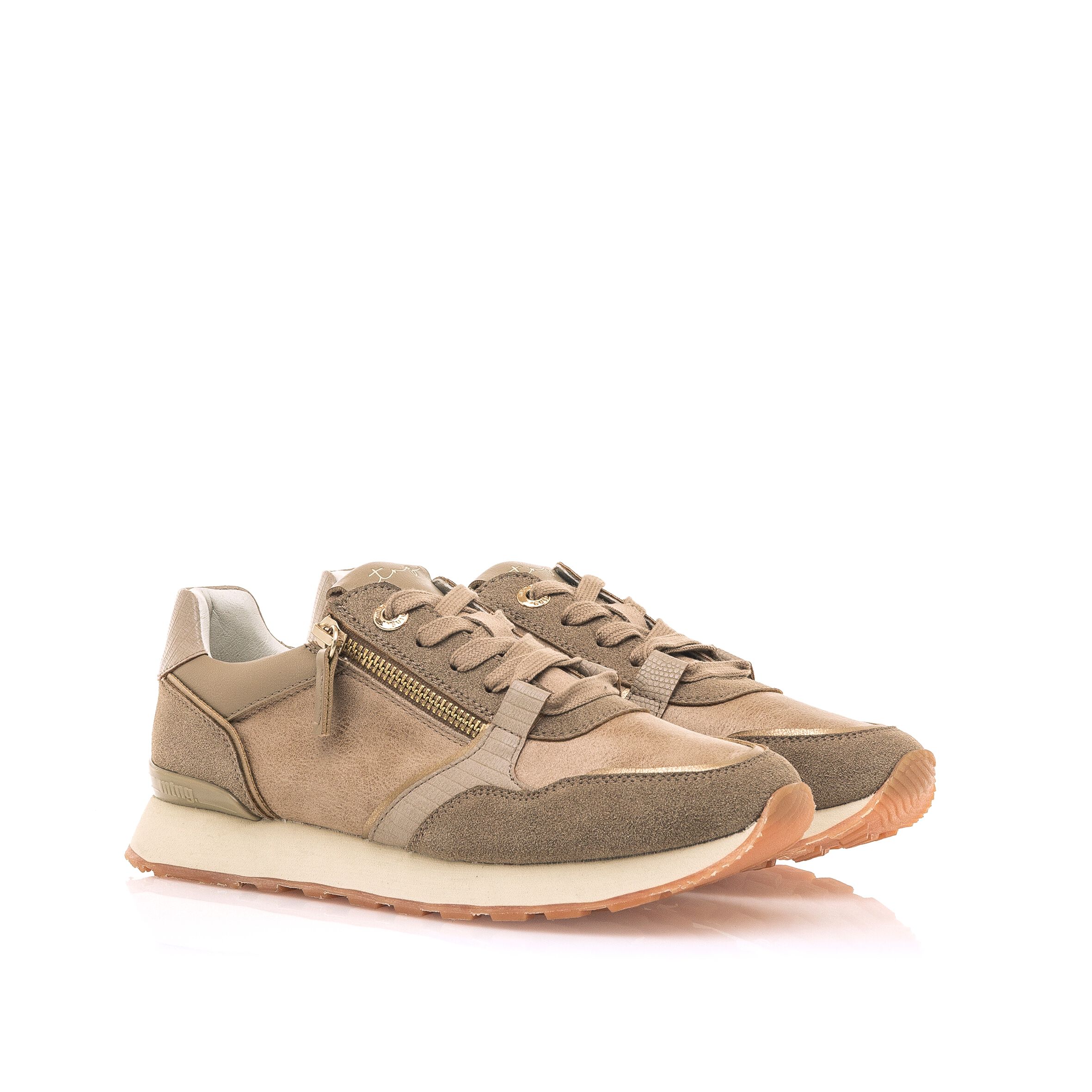 Sneakers femme cuir camel outlet